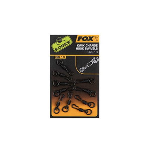 Fox Edges Kwik change heli swivels - Size 10