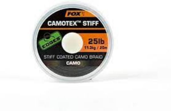 Fox	Camotex Stiff Coated Braid - 20LB