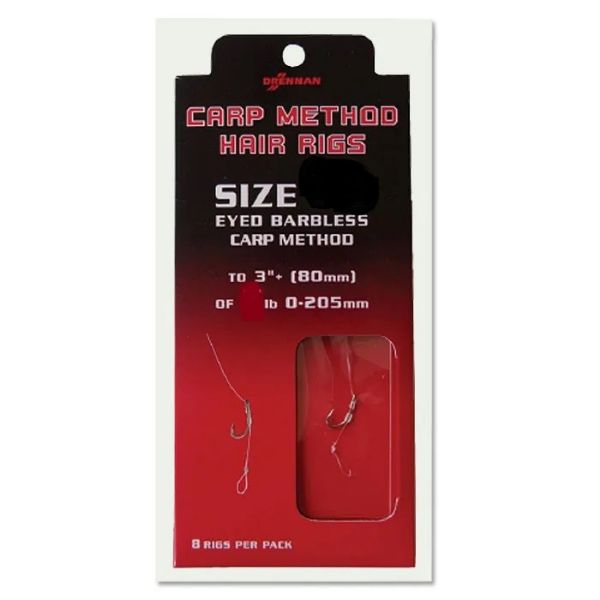 Drennan Carp Method Hair Rigs - Size 16 - 6lb