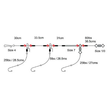 Tronixpro 3Hook Flapper-3Up - Sz3/0 Tronixpro 3Hook Flapper-3Up - Sz3/0