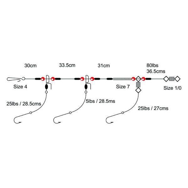 Tronixpro 3Hook Flapper-3Up - Sz3/0