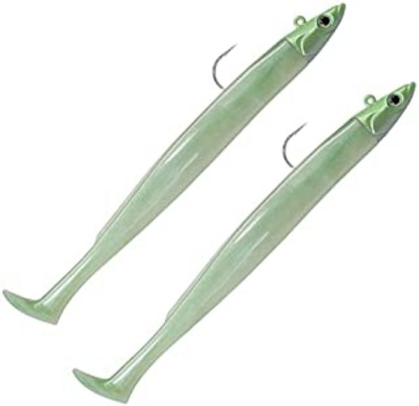 Fiiish Crazy Paddle Tail 150 X2 Shore Combo - Pearl Green  20g