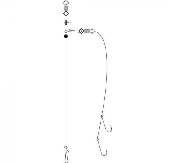 Tronixpro Pulley Pennel Dropper Rig - 5/0