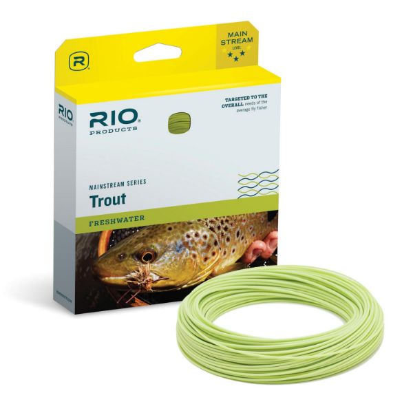 Rio Mainstream Trout Fly Line - WF Floating Lemon Green