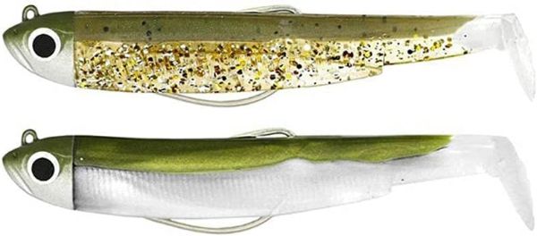 Fiiish Black Minnow 90mm Double Combo 10G - Khaki + Ghost Minnow