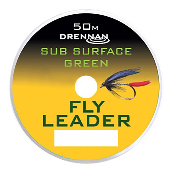 Drennan Sub Surface Green - Fly Leader Size 8