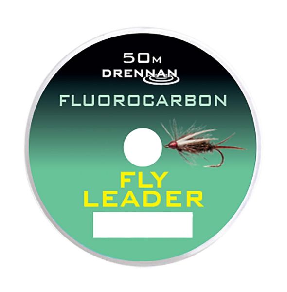Drennan Fluorocarbon 50m Fly Leades - 10lb