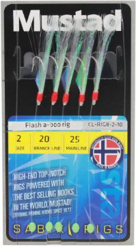 Mustad Flash-a-boo - Size 6 ML20lb Mustad Flash-a-boo - Size 6 ML20lb