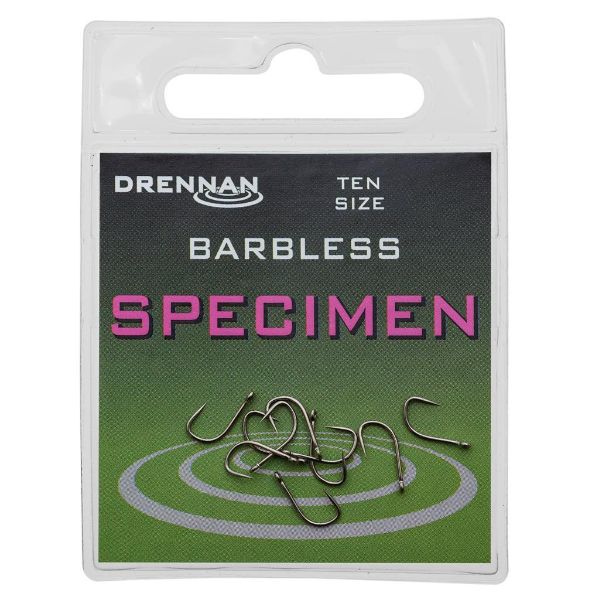 Drennan Specimen Hooks - Barbless Size 4