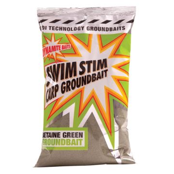 DYNAMITE BAITS SWIM STIM BETAINE GREEN GROUNDBAIT - 900G DYNAMITE BAITS SWIM STIM BETAINE GREEN GROUNDBAIT - 900G