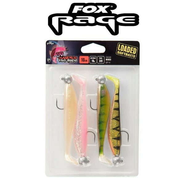 FOX RAGE ULTRA UV ZANDER PRO LOADED - 10CM 10G 3 PACK