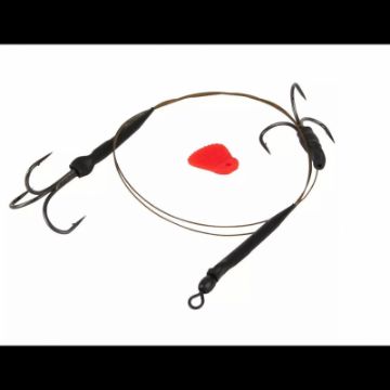 Fox Rage Predator Twin Barbed Treble Trace Fox Rage Predator Twin Barbed Treble Trace