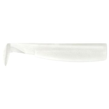 Fiiish Black Minnow Bodies - No3 120mm White Fiiish Black Minnow Bodies - No3 120mm White