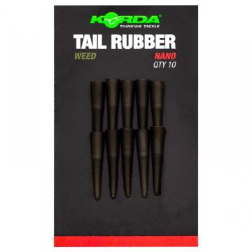 Korda Tail Rubber Nano - Weed Korda Tail Rubber Nano - Weed
