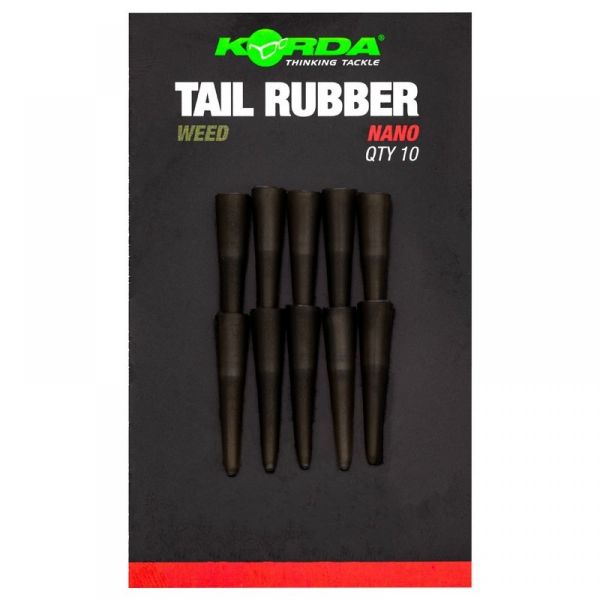 Korda Tail Rubber Nano - Weed