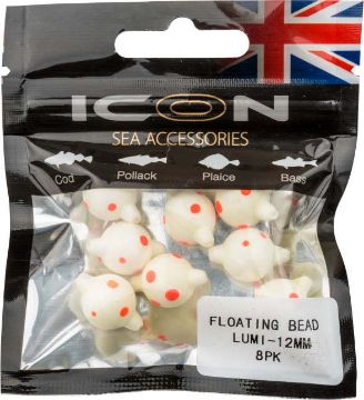 ICON Floating Bead 12mm 8pk ICON Floating Bead 12mm 8pk