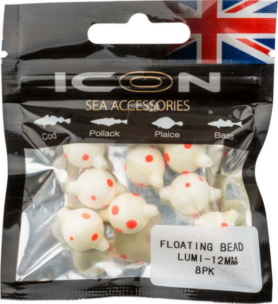 ICON Floating Bead 12mm 8pk