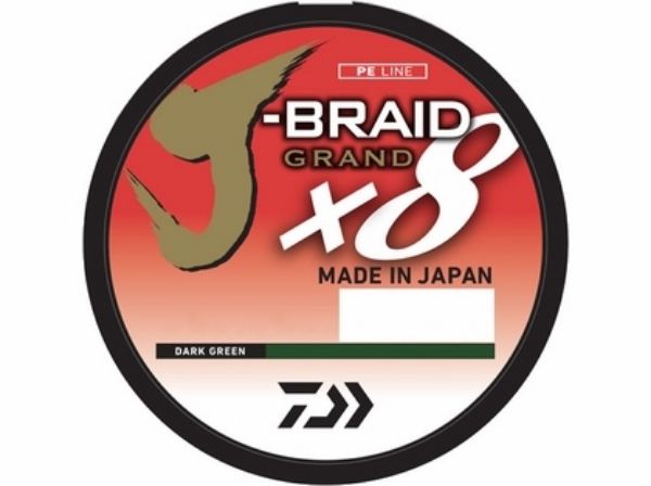Daiwa J-Braid Grand - 36 lb 300 Yard - Dark Green