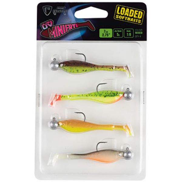 Fox Rage Ultra UV Mini Fry Loaded Lure Pack - 7cm / 5g head