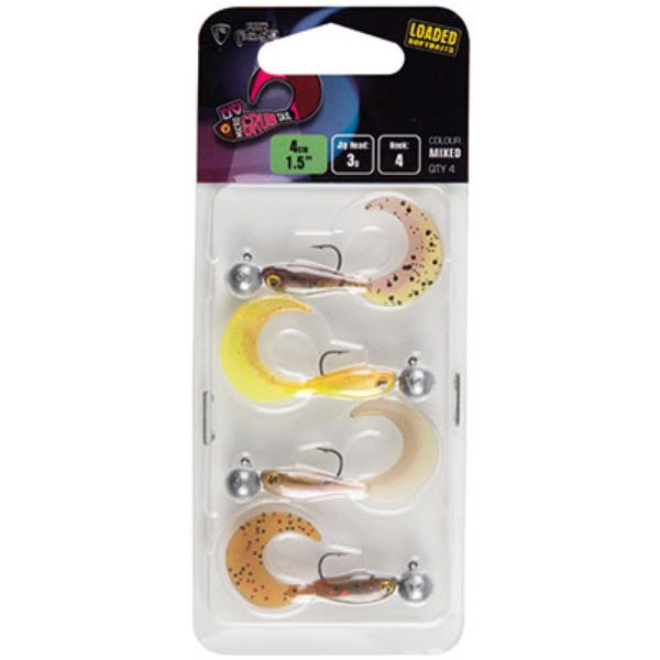 Fox Rage Ultra UV Micro Grub Tail Loaded Lure Pack - 3g