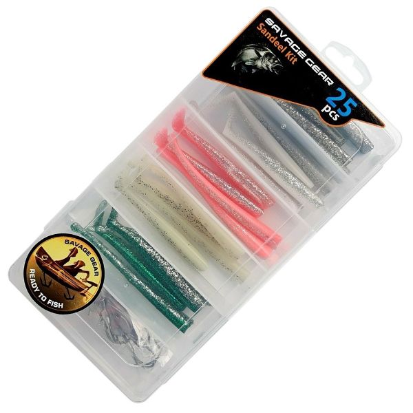 Savage Gear Sandeel Kit  25pcs