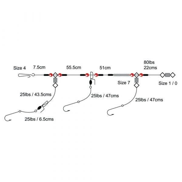 Tronixpro  Hook Loop - Size 1/0