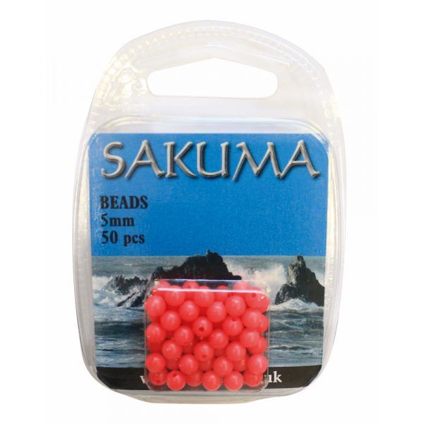 Sakuma Red Beads - 5mm
