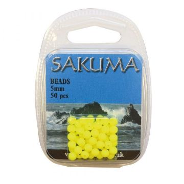 Sakuma Yellow Beads - 5mm Sakuma Yellow Beads - 5mm