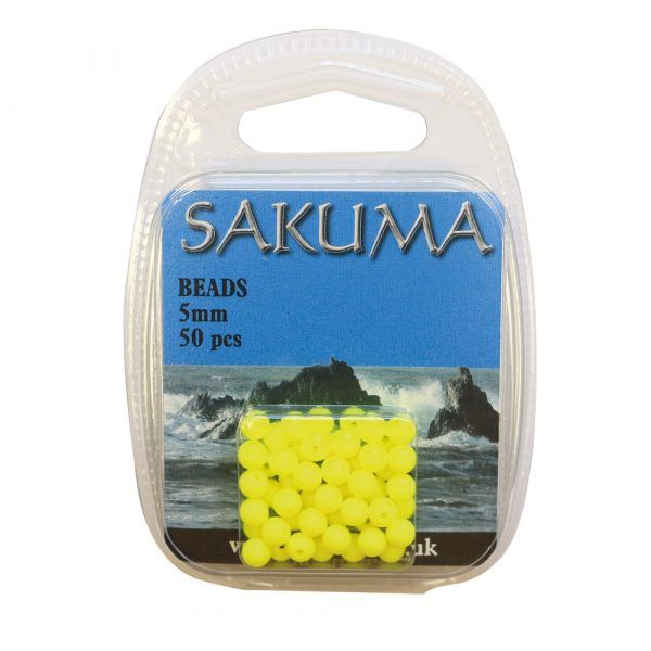Sakuma Yellow Beads - 5mm