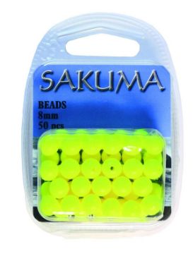 Sakuma Yellow Beads - 8mm Sakuma Yellow Beads - 8mm