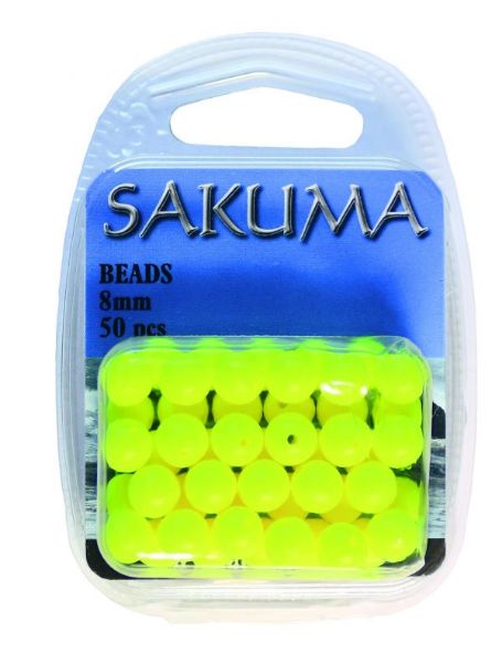 Sakuma Yellow Beads - 8mm