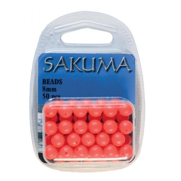 Sakuma Red Beads - 8mm