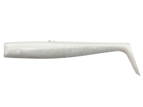 Savage Gear Sandeel V2 Tail - 11cm 10g White Pearl Silver 5pcs