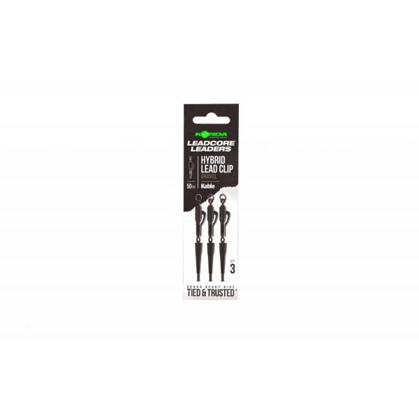 Korda Leadcore Leaders Hybrid Lead Clip - Weed/Silt