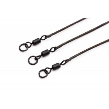Korda Leadcore Leaders Ring Swivel - Weed/Silt Korda Leadcore Leaders Ring Swivel - Weed/Silt