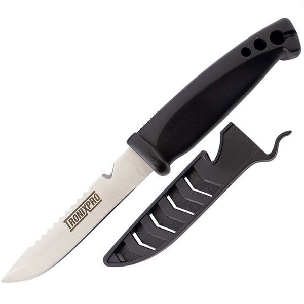 Tronix Pro Bait Knife Black - 4 inch
