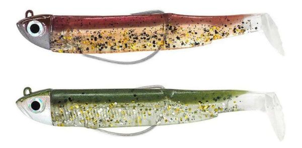 Fiiish Black Minnow 70 Double Combo - 3g Wine Glitter / Khaki Paillete