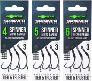 Korda Spinner Hook Sections - Size 6 Barbless Korda Spinner Hook Sections - Size 6 Barbless
