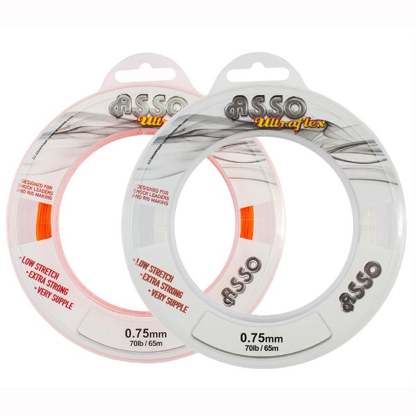 Asso  Ultraflex Leader - Clear 50lb