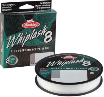 Berkley Whiplash 8 Braid Clear 300m - 42lb Berkley Whiplash 8 Braid Clear 300m - 42lb