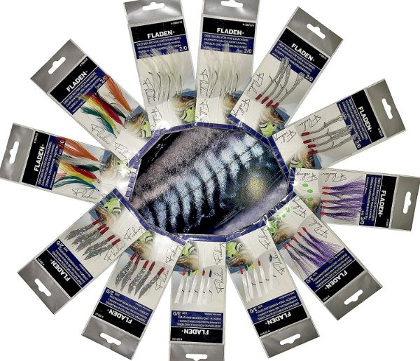 Fladen Assorted Mackerel Feathers - 12Pack