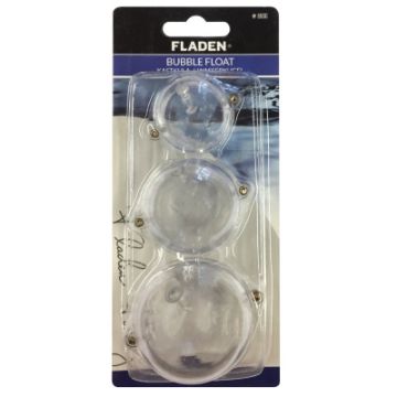 Fladen 3Pk Assorted Bubble Float - Clear Fladen 3Pk Assorted Bubble Float - Clear