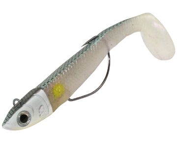 Sidewinder Weedless Minnows - Green & Yellow Spot 5.5" 40G Sidewinder Weedless Minnows - Green & Yellow Spot 5.5" 40G