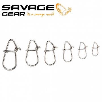 Savage Gear Salt Round Snaps - M 15pcs Savage Gear Salt Round Snaps - M 15pcs