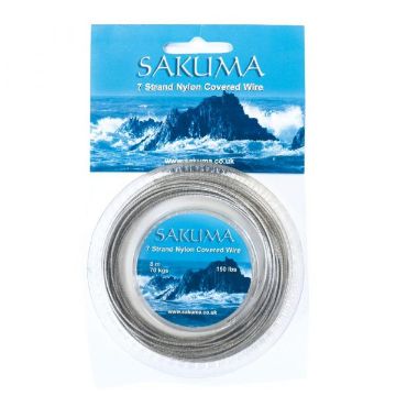 Sakuma 7 Strand Nylon Coated Wire  - 100lb Sakuma 7 Strand Nylon Coated Wire  - 100lb