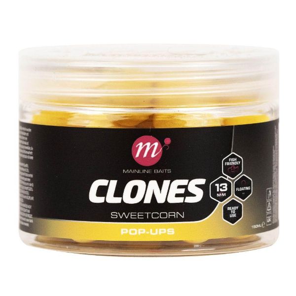 Mainline Baits Clones Pop Ups 13mm -Sweetcorn