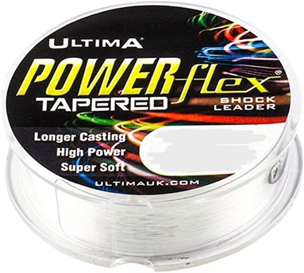 Ultima Powerflex Tapered Leader Clear - 12lb to 30lb