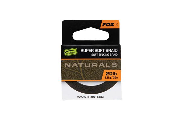Fox Super Soft Braid - 20lb Natural 