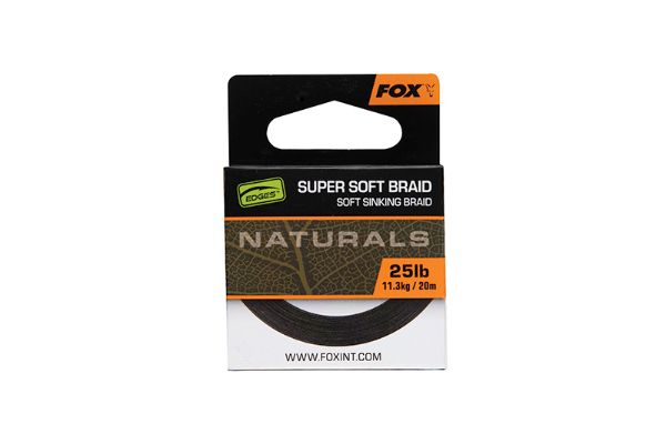 Fox Super Soft Braid - 25lb Natural