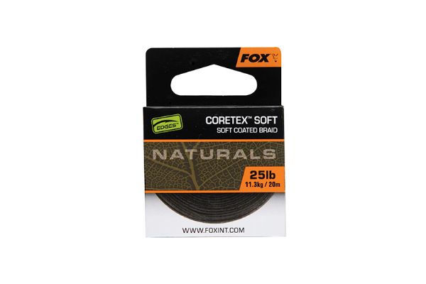 Fox Coretex Soft Coated Braid - 25lb Natural